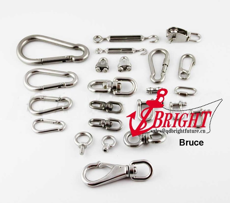 Hot sale din 5299 stainless steel carabiner