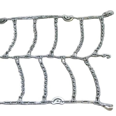 Dual truck tire chains with V bar, Dual truck chains