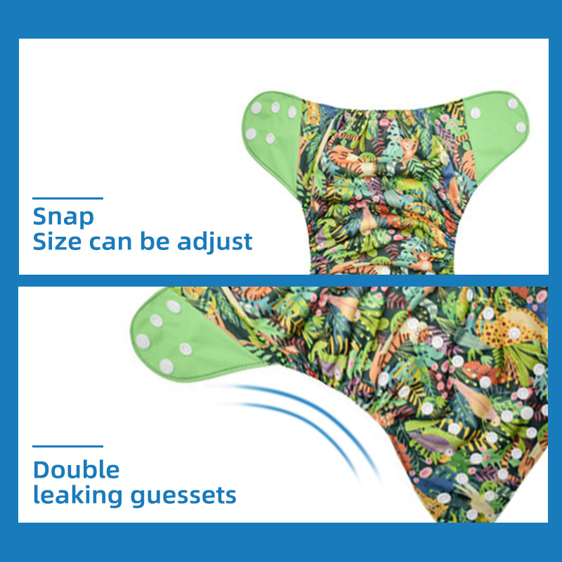 Cloth Diapers Manufacturers Pattern Cloth Diaper Wholesale Baby Washable Customize Cloth Diaper