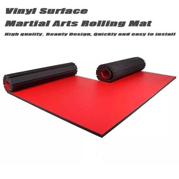 40mm Thickness MMA rollout mat mma used wrestling mats roll out bjj mats cheap martial arts tatami for judo