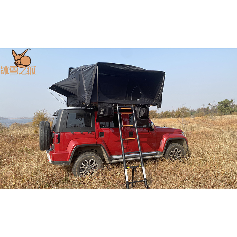 ABS Auto Hard Shell Rooftop Tent 3 Person , Diy Automatic Car Clam Shell Roof Top Tent Camper 4 People 3-4 Person King Size