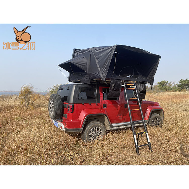 ABS Auto Hard Shell Rooftop Tent 3 Person , Diy Automatic Car Clam Shell Roof Top Tent Camper 4 People 3-4 Person King Size