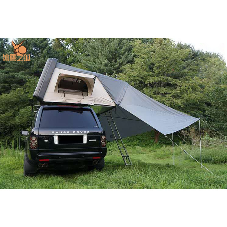 ABS Hard Shell Rooftop Tent 4 Person , Car Clam shell Roof Top Tent Camper 4 People 3-4 Person King Size