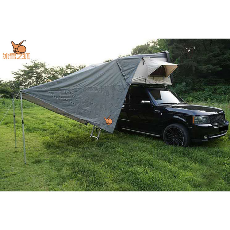 ABS Hard Shell Rooftop Tent 4 Person , Car Clam shell Roof Top Tent Camper 4 People 3-4 Person King Size