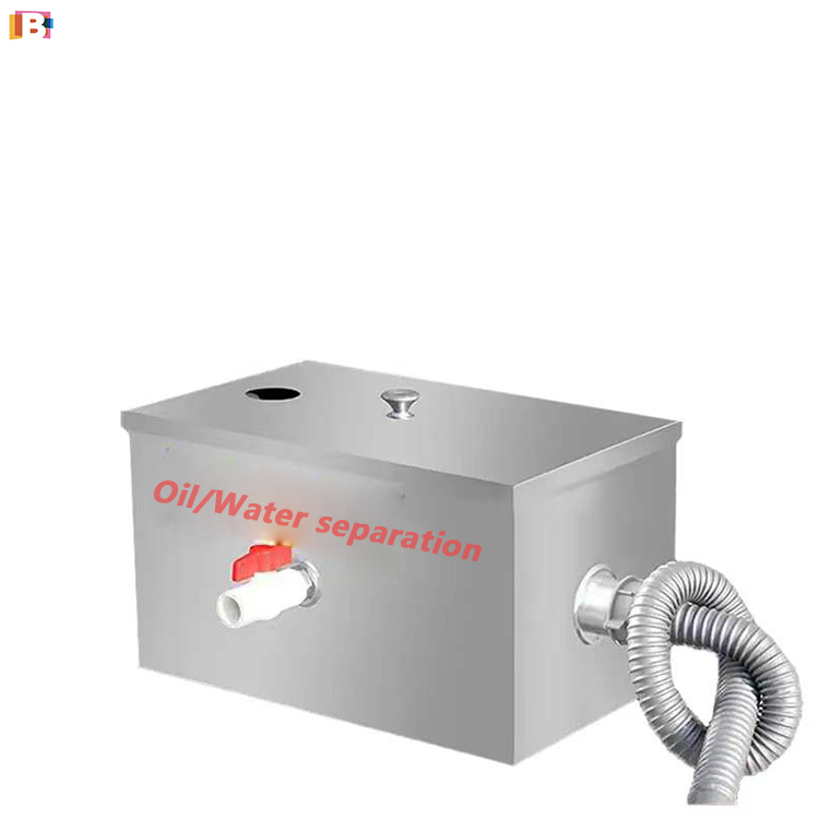 Stainless Steel Oil Water Separator Grease Trap For Commercial Kitchen