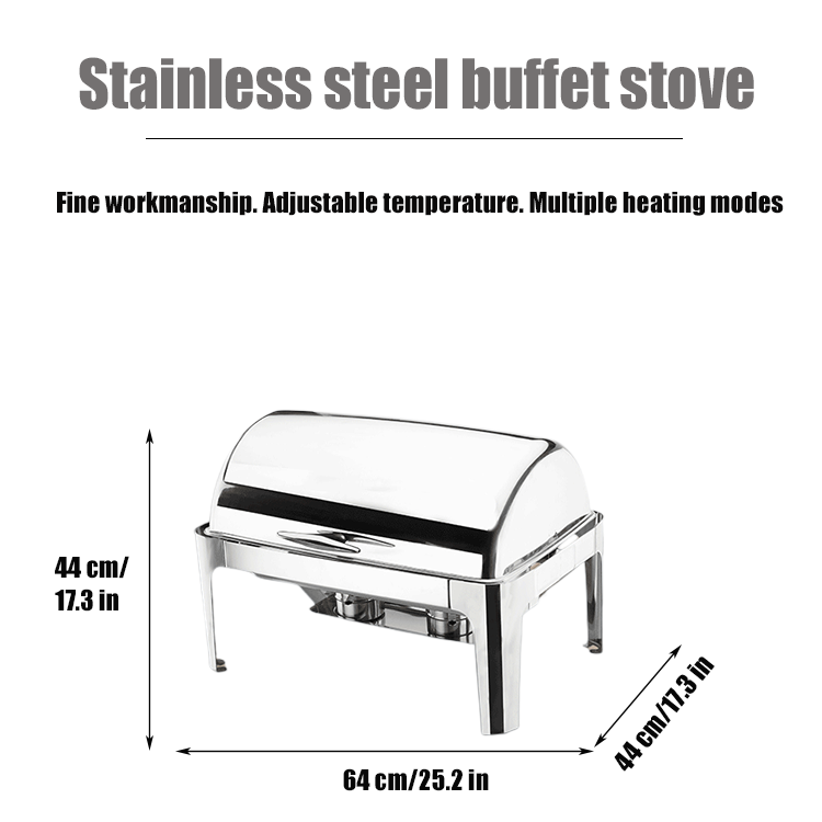 Buffet food warmer buffet chafing dishes in dubai food warmer equipment oval shape marble buffet ceramic food warmer