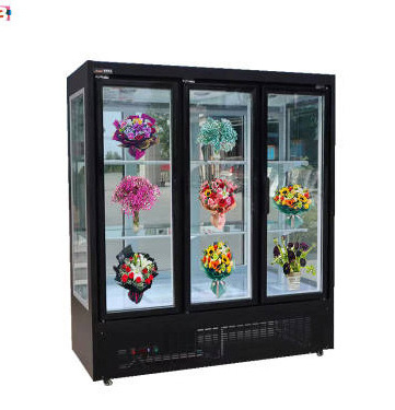 used flower refrigerator refrigerated showcase for flower fresh flowers display refrigerator