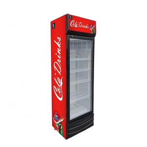 300L Factory direct supermarket convenience store beverage refrigerator one two three door beverage cabinet