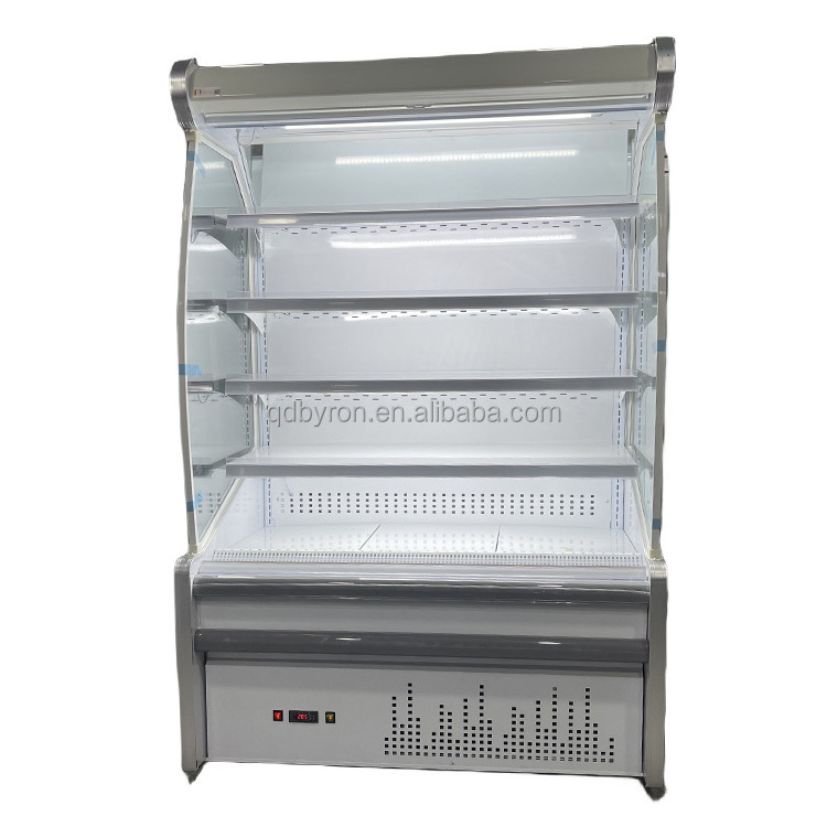 Vertical Display Refrigerator For Vegetable And Fruit Commercial upright Open Refrigerator