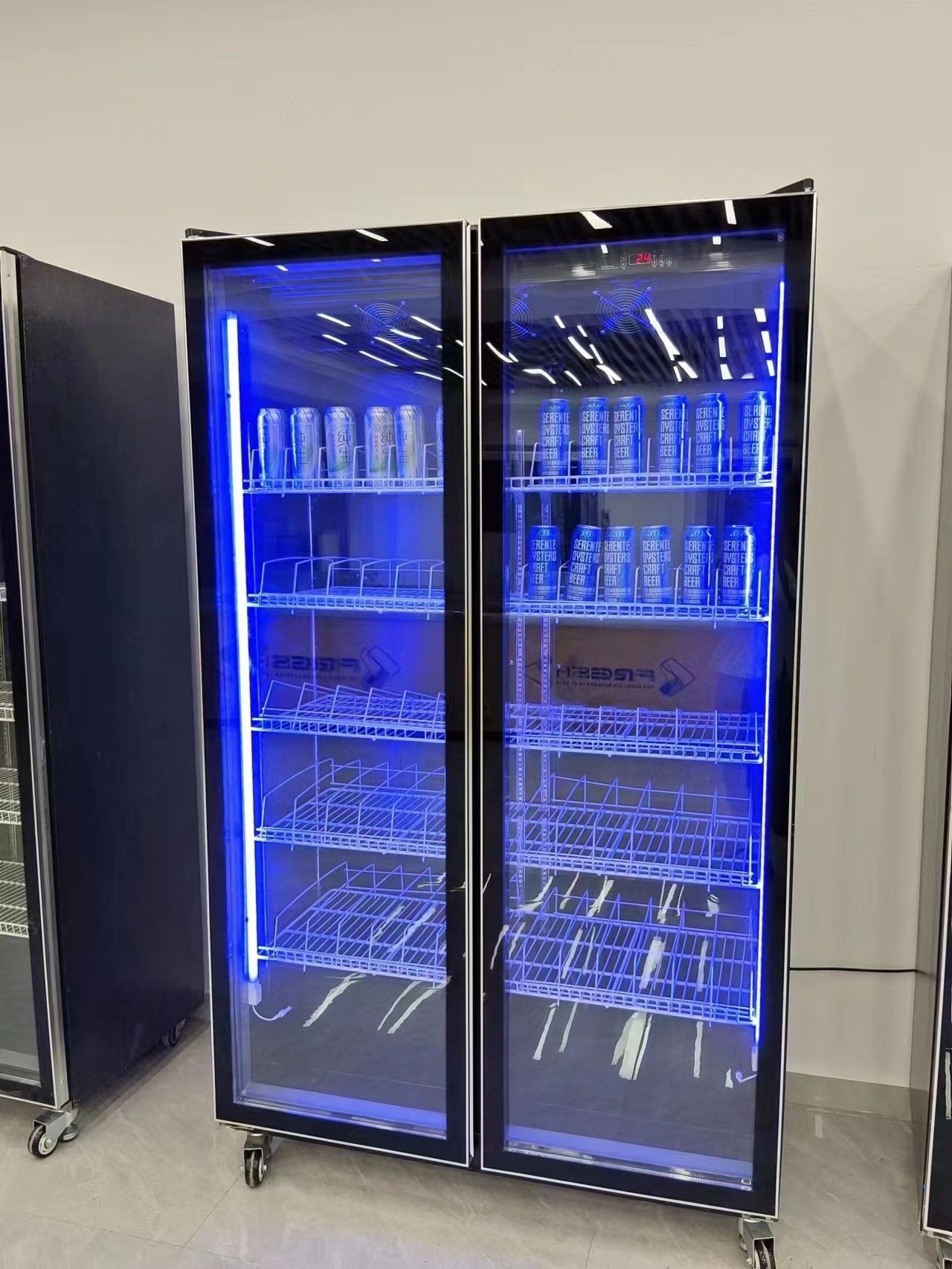 Commercial freezer showcase pepsi Display Refrigerator upright display fridge for supermarket hotel  juice display chiller