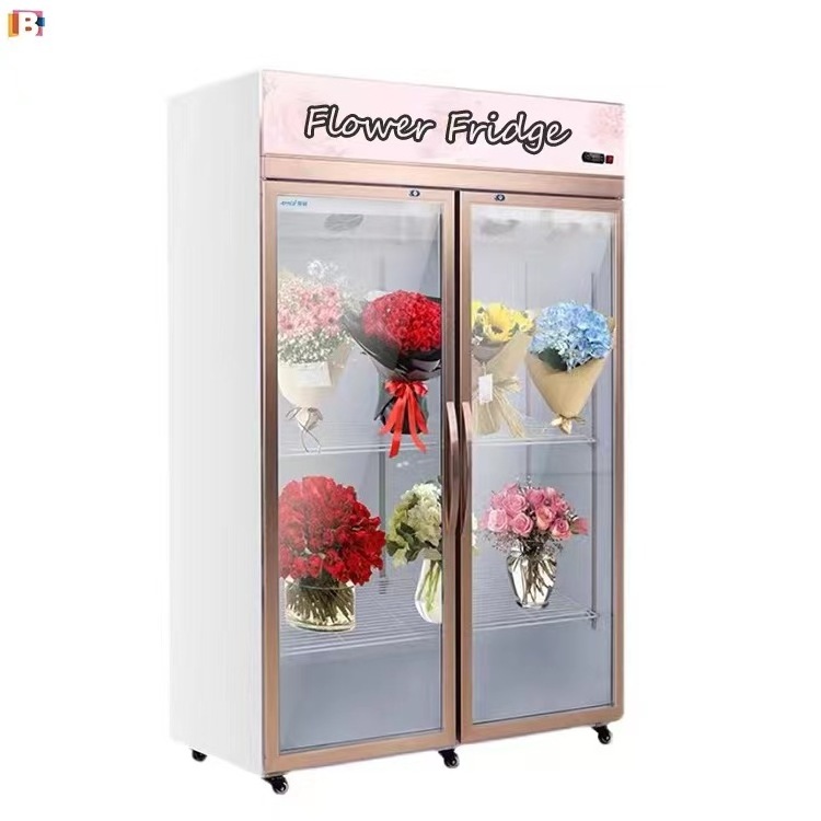 used flower refrigerator refrigerated showcase for flower 	 flower shop refrigerator