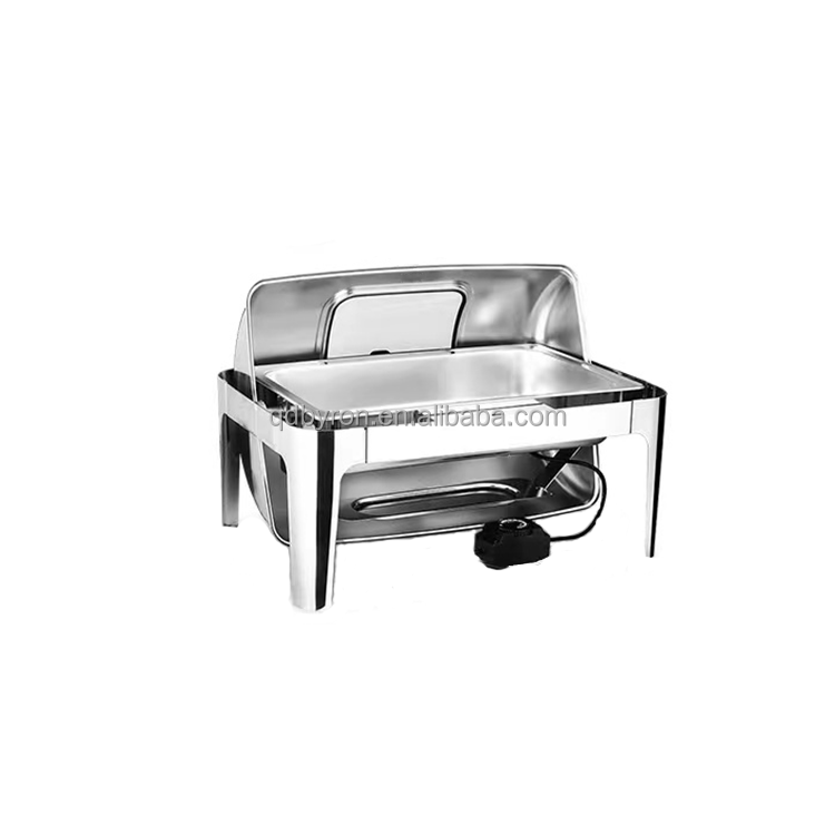 Wholesale Commercial Chaffing Dish Rectangle Alcohol Electric Buffet Food Warmer Stainless Steel Chafing Dishes