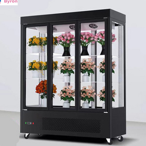 used flower refrigerator refrigerated showcase for flower fresh flowers display refrigerator