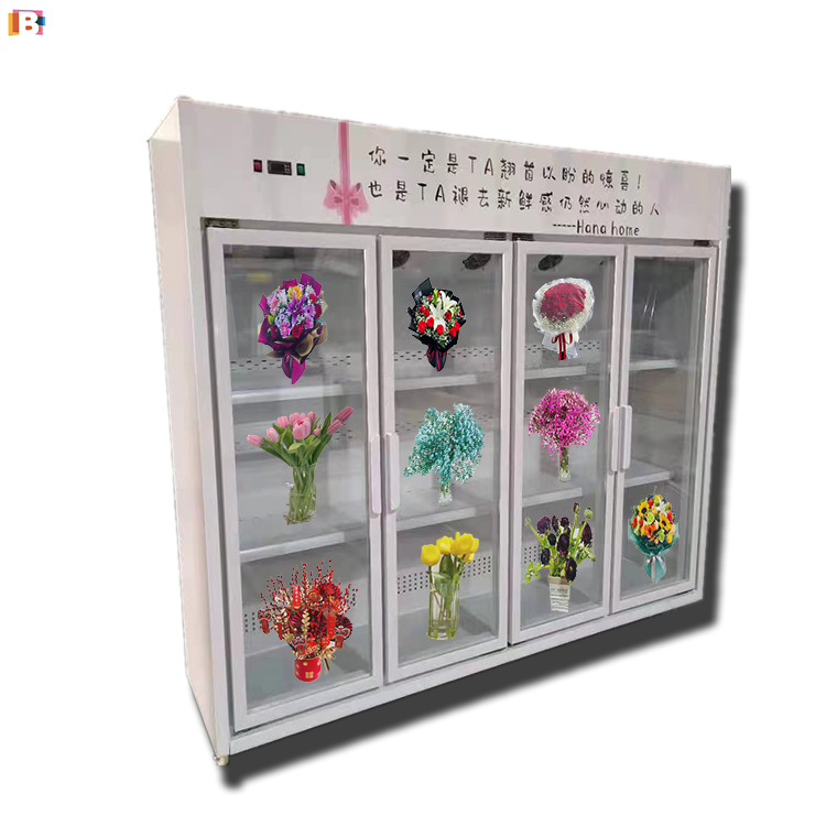 New Style Chiller Flower Display Fridge Used Showcase Refrigerators For Flowers