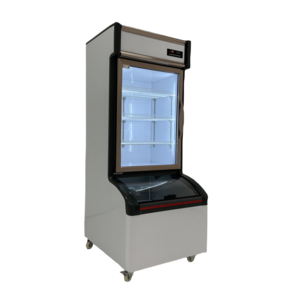 Half And Refrigerator Ice Cream Combine Freezer Cooler Chiller Glass Doors For Convenience Store