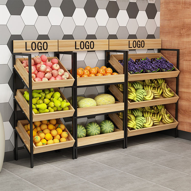 Shop Display Racks Supermarket Shelf Fruit And Vegetable Display Shelf