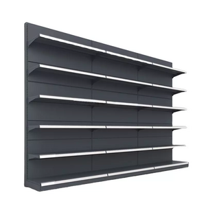 Custom supermarket shelf display racks Retail Store Shelf Heavy Duty gondola shelving double-sided supermarket shelves