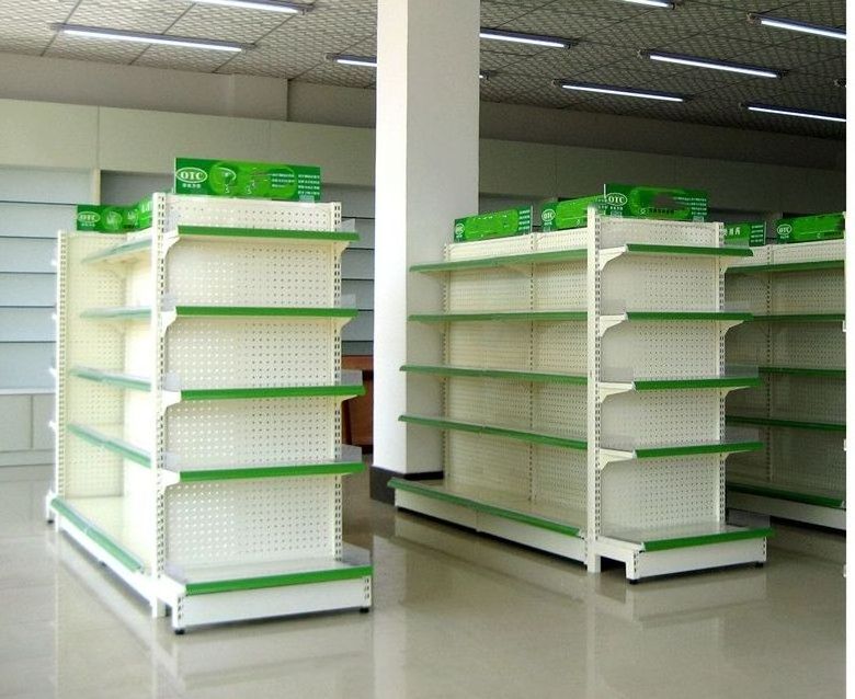 Custom metal storage rack display shelves for supermarket shelf display rack gondola shelving supermarket shelves durable shop