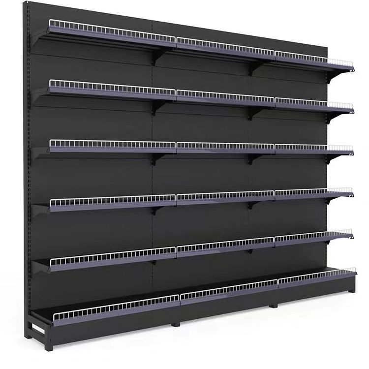 Custom metal storage rack display shelves for supermarket shelf display rack gondola shelving supermarket shelves durable shop