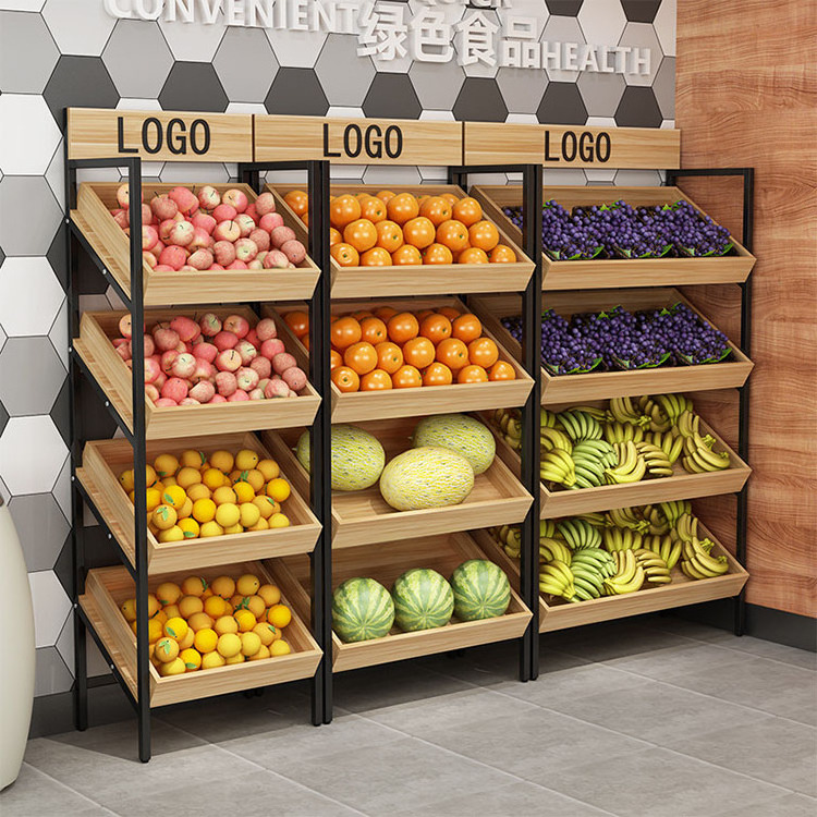 Shop Display Racks Supermarket Shelf Fruit And Vegetable Display Shelf