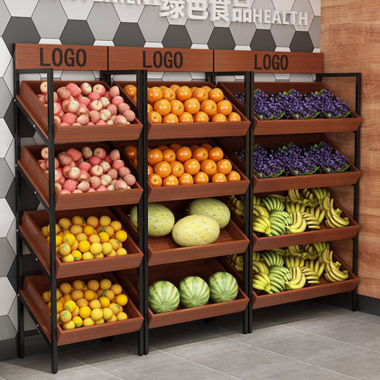 Shop Display Racks Supermarket Shelf Fruit And Vegetable Display Shelf