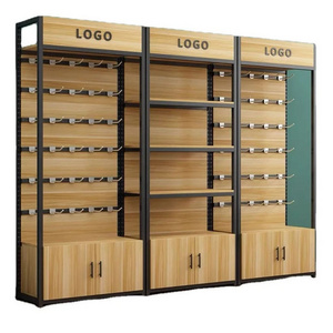 Custom Retail Grocery convenience Store Rack wood display shelf racks supermarket shelves