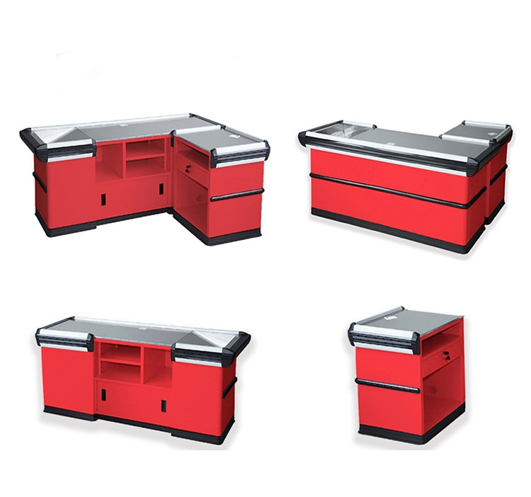 Low Price Grocery Store Retail shop  Supermarket Equipment Good Quality Convenience Store Checkout Counter for Wholesale