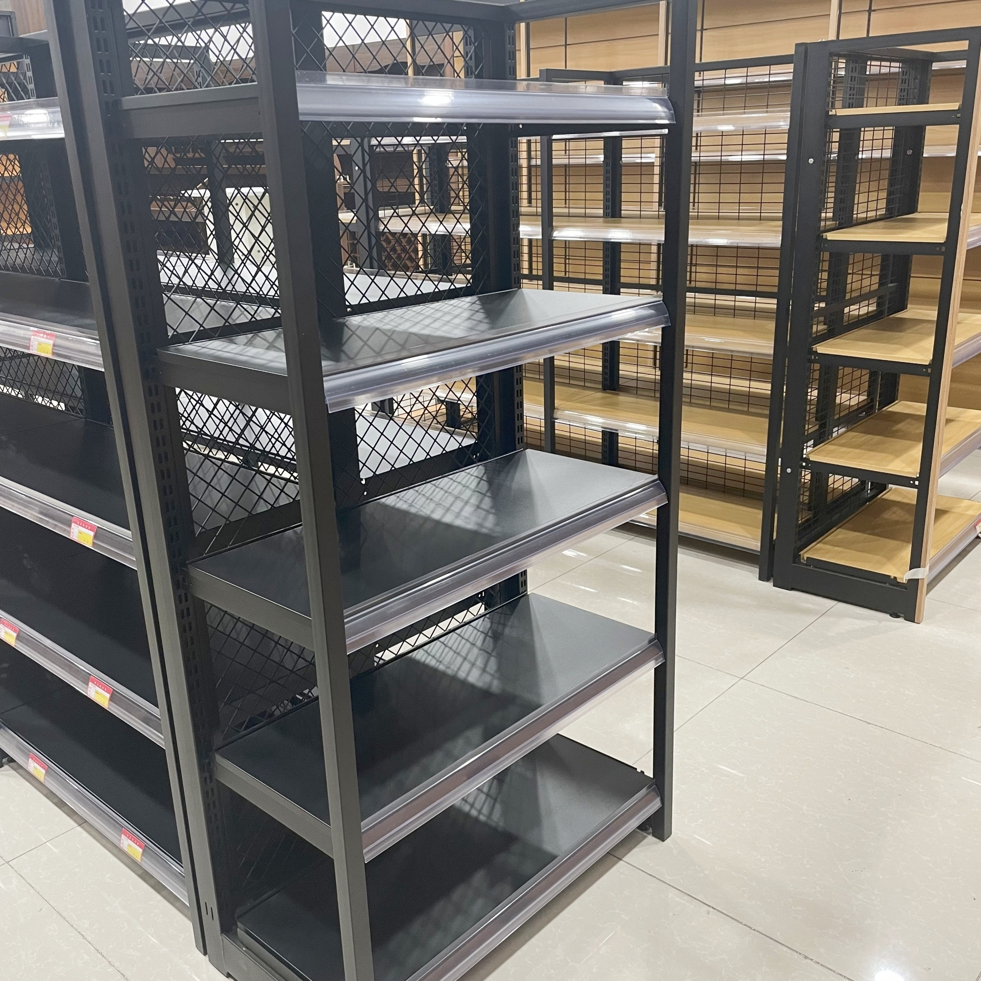 Custom display rack for shopping malls and supermarkets display rack stand hair extension holder for shop