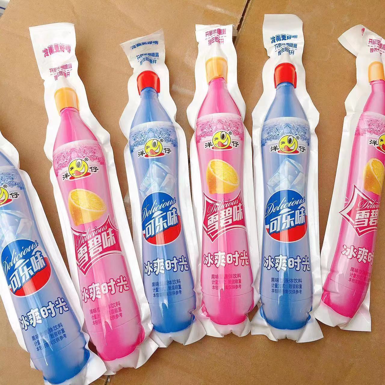 Popular Disposable Fruit Juice Milk Yogurt  Pouches Transparent Printed Shaped Injection Beverage Liquid Plastic Bags