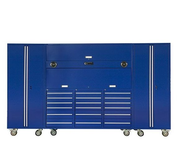 Hot Selling Hgh Quality Workshop Stainless Steel Garage 72 inch Tool Chest And Roller Cabinet Blue