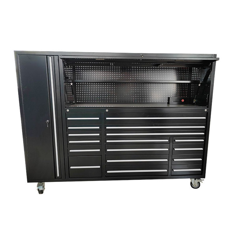 Custom Manufacture Tool Chest Rolling Garage Cabinets Tool Locker With 20 Drawers