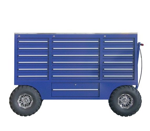 High Grade Iron 19 drawers tool box pit cart OEM racing tool box pit carts