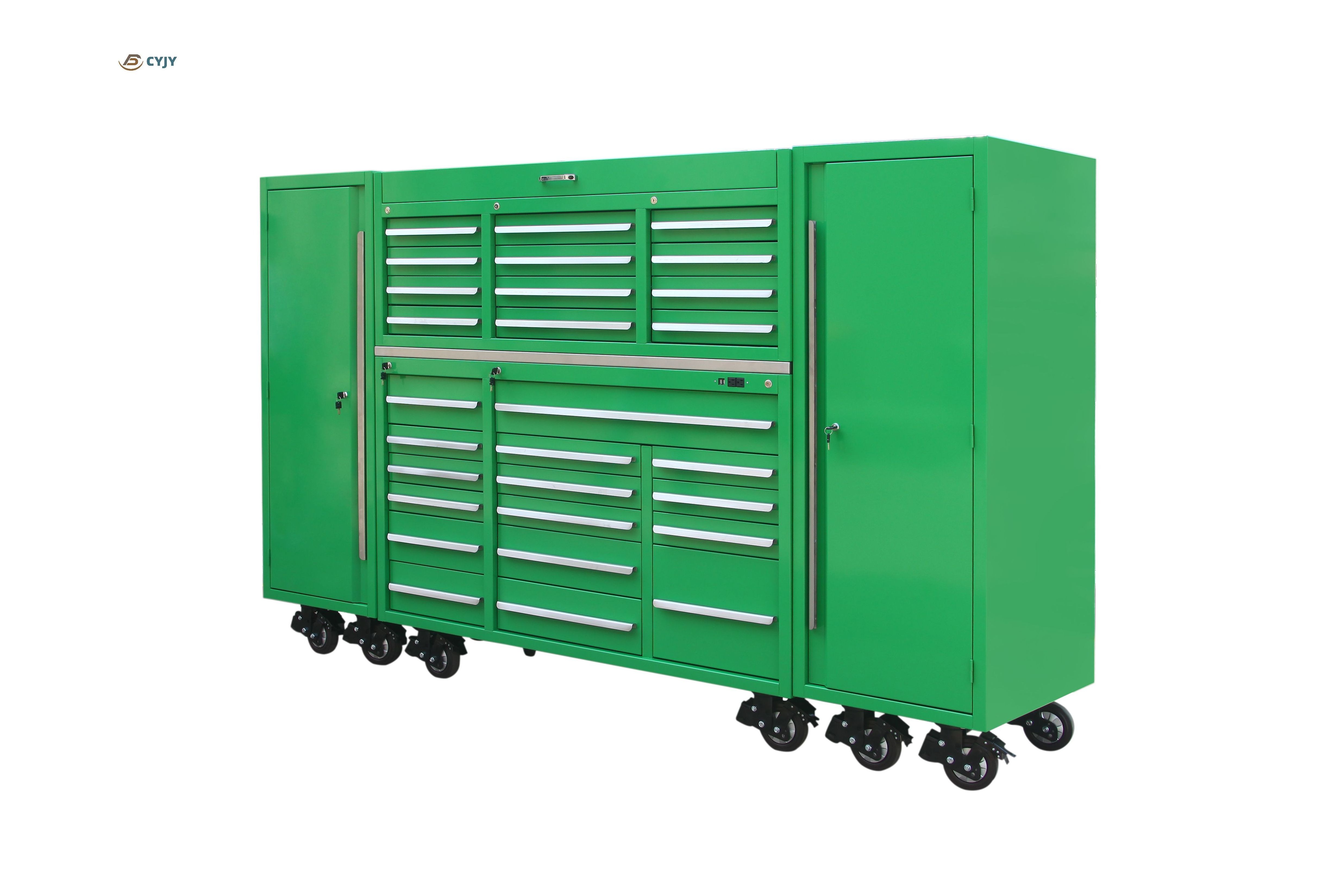 Tool trolley cabinet Tool storage Workbench Tool storage with run-on