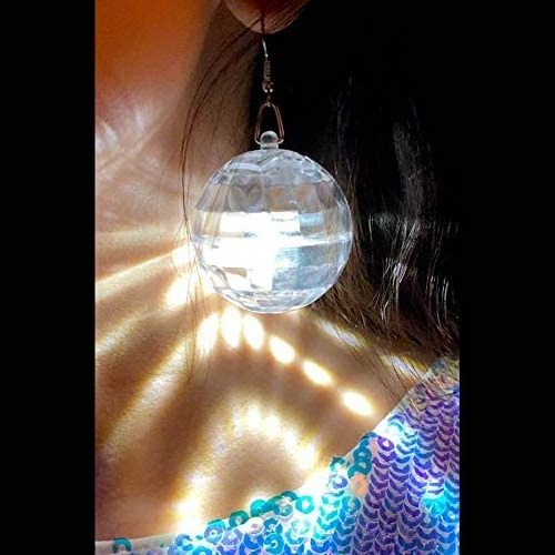 Fancy Earrings For Party Girls Hook Bedazzled Light Up Led Disco Sparkle Ball Dangle Drop Earrings Fashion Earrings 2023