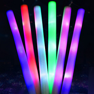 New wholesale luminous sponge stick concert cheering sponge glow stick colorful led glow foam stick