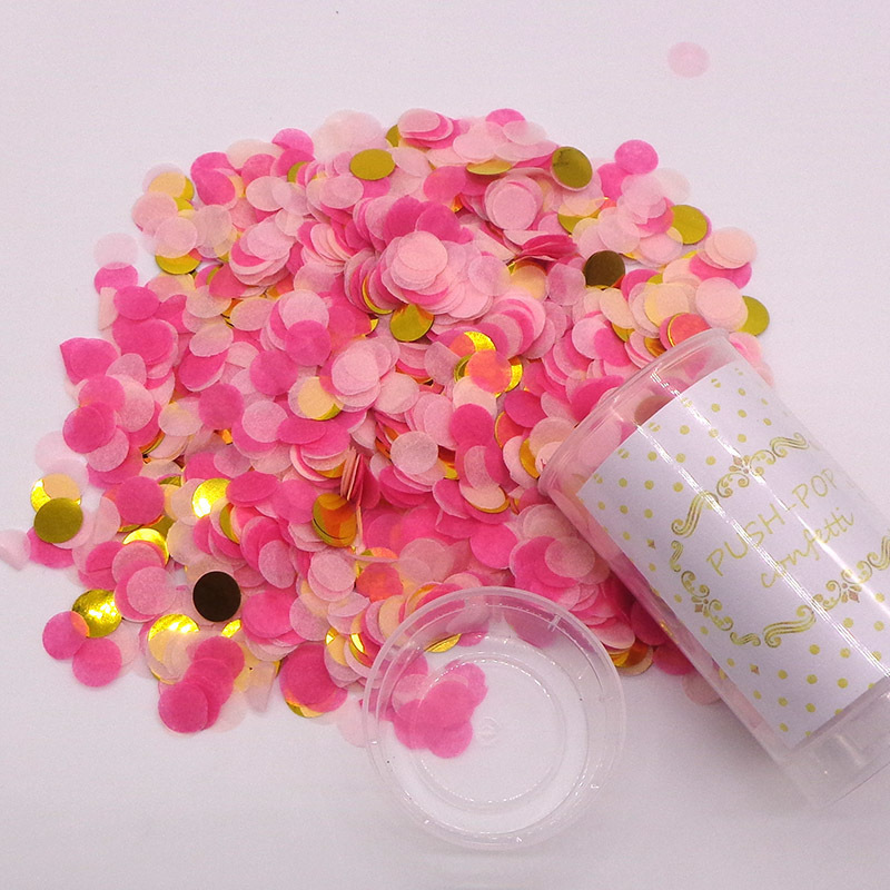 Wholesales Push-pop Confetti  for Wedding Birthday Graduation Baby Shower Anniversary  Fun Party Supplies  Confetti Poppers