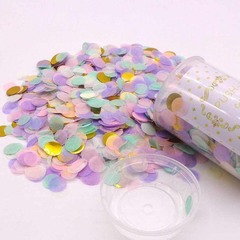 Wholesales Push-pop Confetti  for Wedding Birthday Graduation Baby Shower Anniversary  Fun Party Supplies  Confetti Poppers