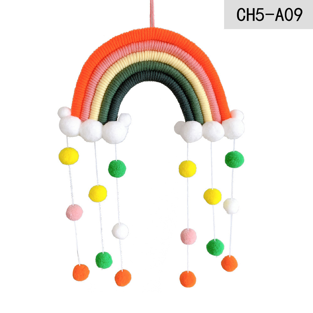 Factory direct sale North European style home children's room wall background decoration cute clouds rainbow pendant