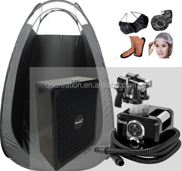 complete kit of spray tan machine for salon use