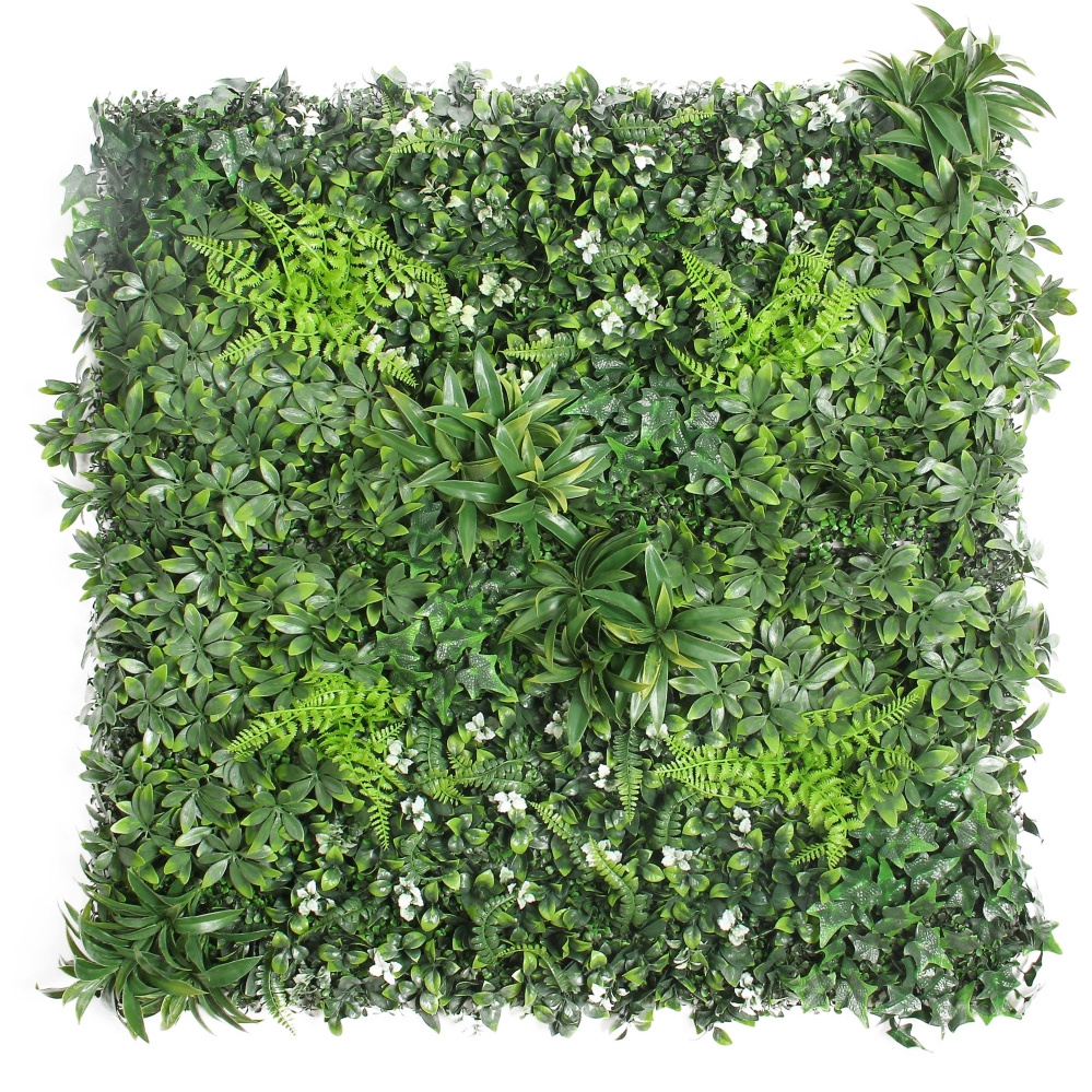 GW-08 New Design Customized Jungle Style Vertical Plants Wall Artificial Wall Hanging Plant Green Grass Wall for Home Decoration