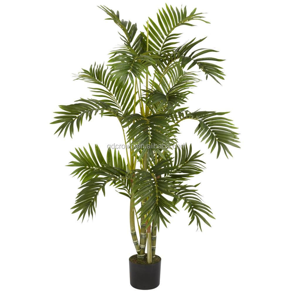 Apt-08 big plastic recycled artificial plant artificial areca palm