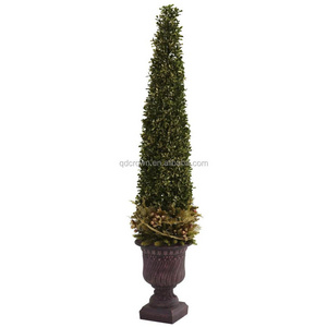 Trees Canada Calgary Pot Branches Topiary Uv Rated Potted 8 Foot Outdoor Artificial Cedar Cypress Tree