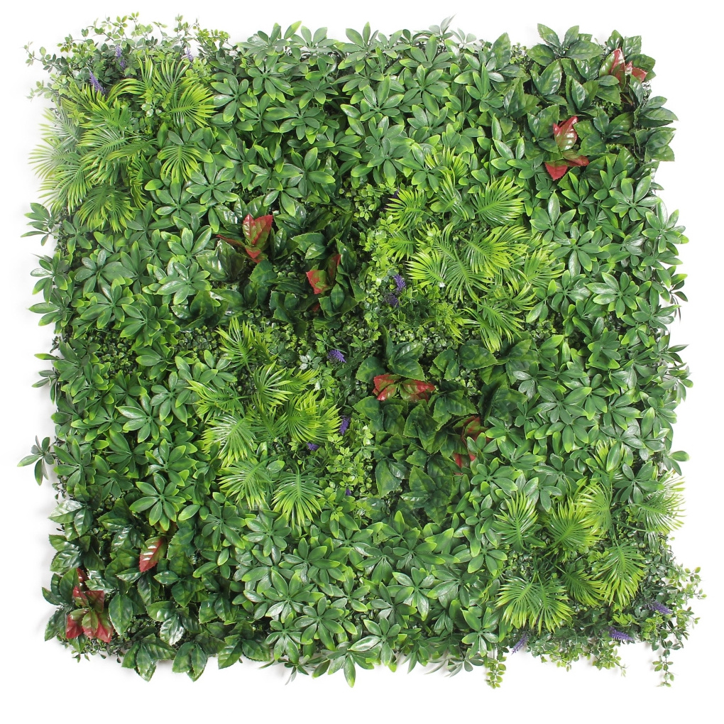 GW-06Anti-UV Plastic High Quality Artificial Hedge Boxwood Panels Green Plant Vertical Garden Wall For Indoor Outdoor Decoration