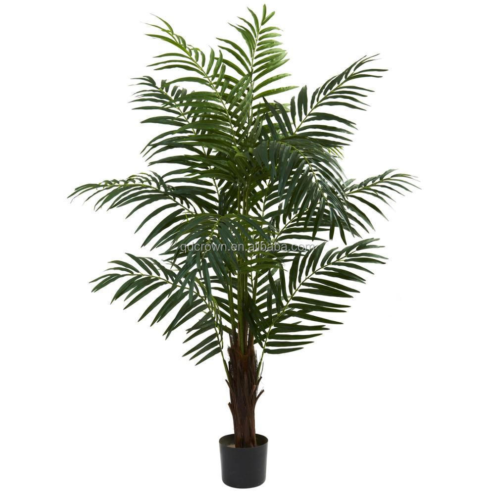 artificial lighted palm leaves tropical monstera large trunk king coconut kentia indoor gingko fan leaf tree price