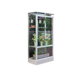 Cabinets Glass greenhouse Mini garden greenhouse Easy to move around