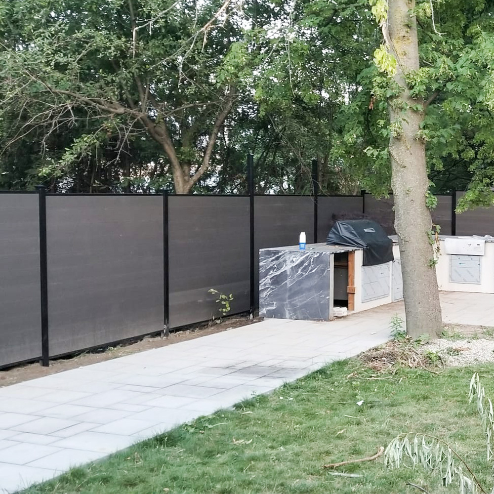 Outdoor Aluminum Fencing Garden Composite Fence