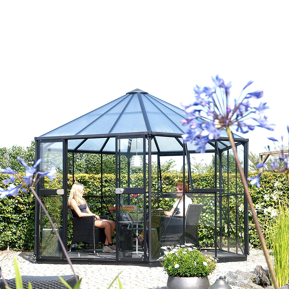 Outdoor  Garden Sunroom Tempered Glass Sunlight Room Detachable Sunny Sunshine Glass Sunroom