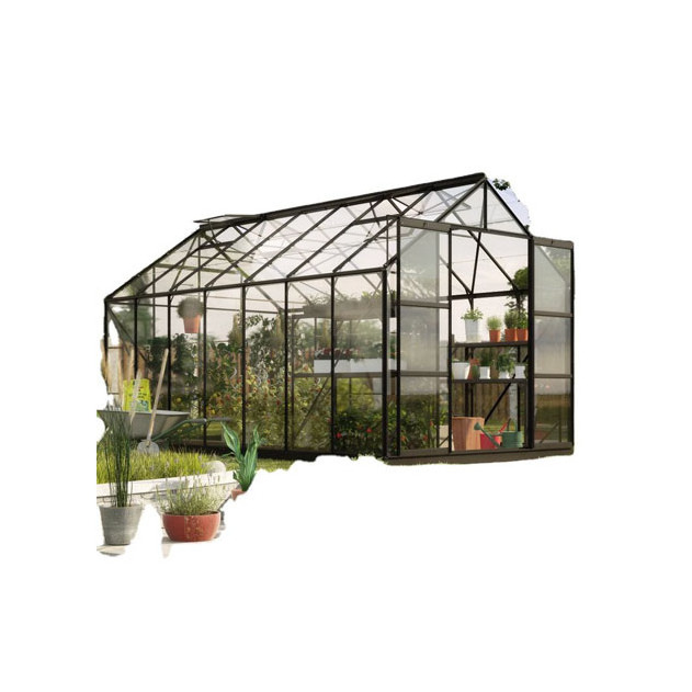 Wind Resistant Prefabricated One Stop Gardens Greenhouse Parts Greenhouse Victorian Glass Green House Single-span Greenhouses