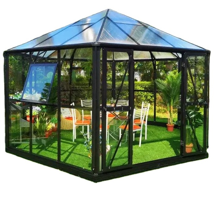 Waterproof transparent outdoor greenhouse Glass room garden greenhouse