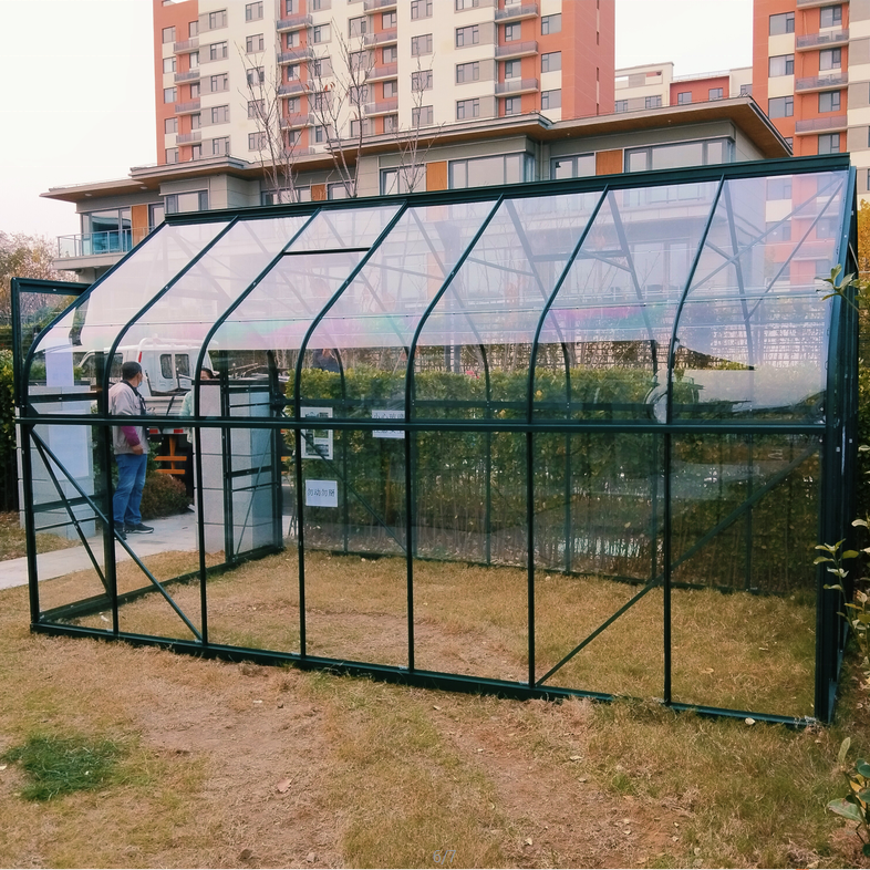 Prefabricated One Stop Gardens Greenhouse Parts Greenhouse Victorian Glass Green House Single-span Greenhouses